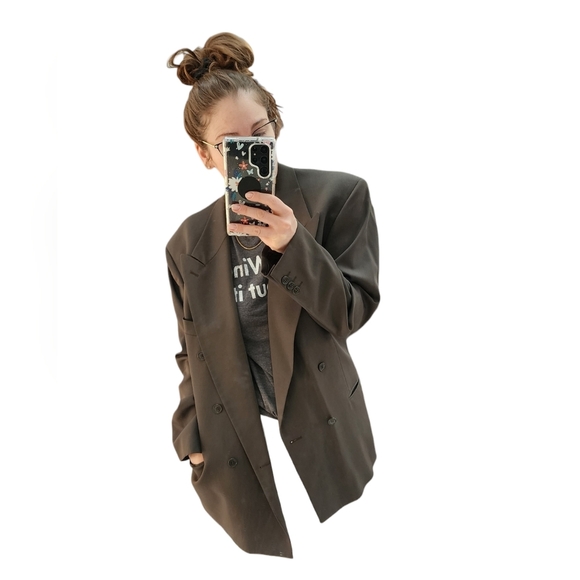 Giorgio Armani Dark Brown Blazer - Picture 6 of 15